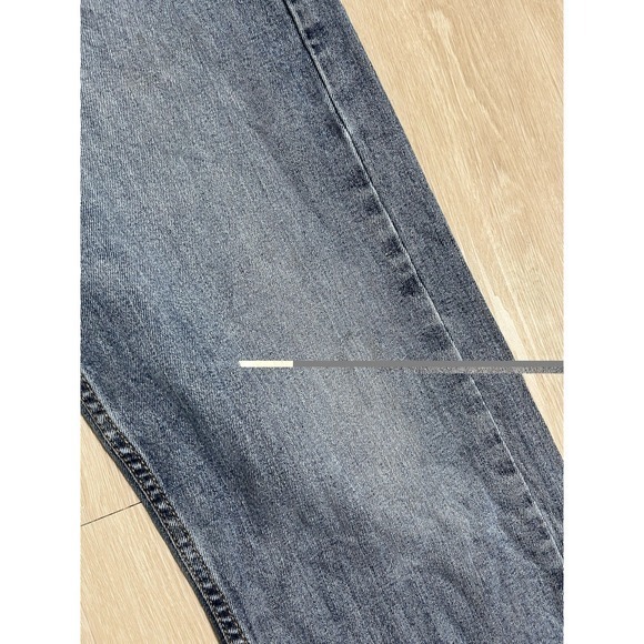 Levis 505 Jeans Mens 34x30 Blue Regular Straight Y2K Mid Rise Medium Wash Denim - Picture 11 of 16